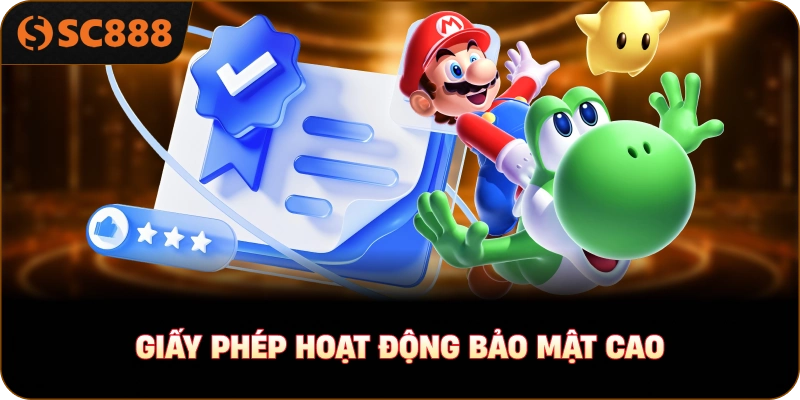 Giấy Phép Hoạt Động bảo mật cao